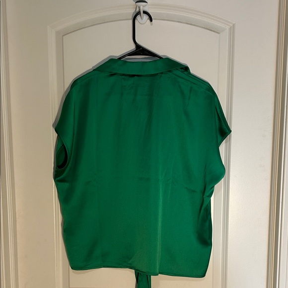 Rachel Zoe Emerald Button-Down Blouse - Picture 6 of 6